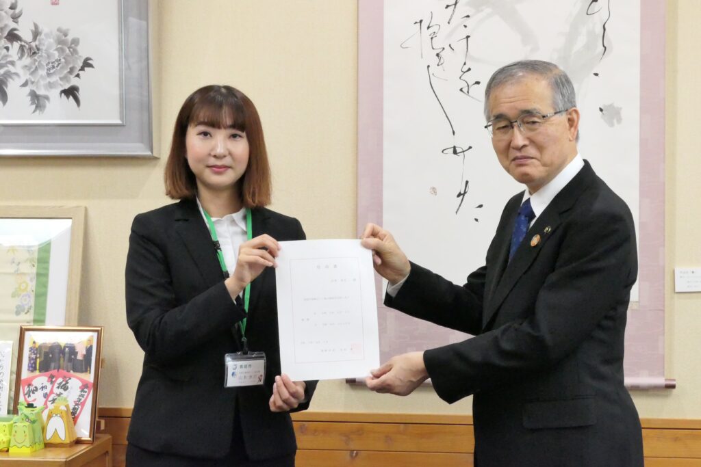 新たに地域おこし協力隊に着任した山本さん