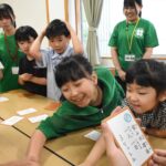 人気を集めた防災カルタ=岡山県津山市で