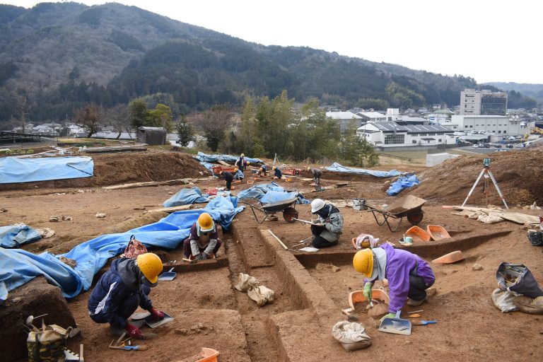 新たに確認された古墳時代後期とみられる住居跡