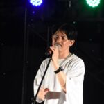 凱旋ライブで熱唱するDIｰRAY=岡山県津山市で