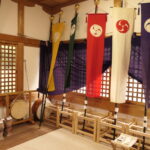 還御行列で使う五色旗など