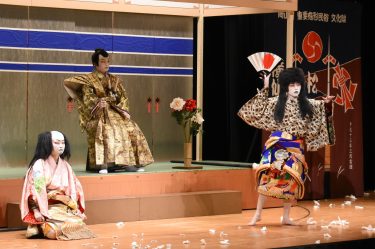 客席からおひねり飛ぶ　江戸期から伝わる「横仙歌舞伎」　200人が地下芝居の魅力堪能／岡山・奈義町　