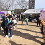 子どもの人気を集めた「カッピー」とのじゃんけん大会