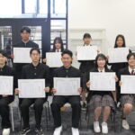 住宅設計コンペで入賞した10人の生徒たち