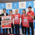 谷口市長を表敬訪問した選手たち