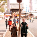 境内に訪れた参拝者