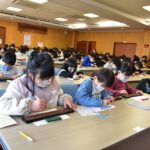 日ごろの成果を競う小中学生