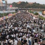過去最多の来場者数となった津山納涼ごんごまつり会場