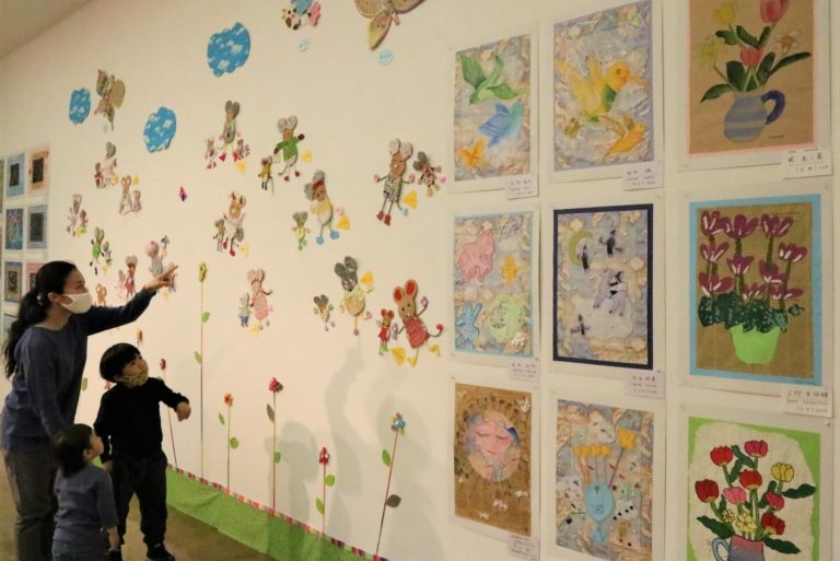 奈義町現代美術館で「ＮＡＧＩ子どものアトリエ作品展」