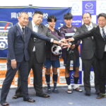 美作高校サッカー部への寄贈