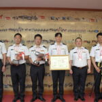 大会3連覇を果たした日本原駐屯地チームの選手ら