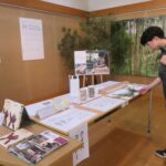 ブランドのPRをするパネル展=岡山県津山市で