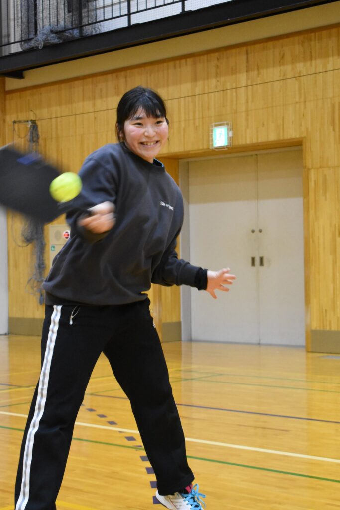 自然と顔がほころぶラリー