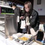 旬のサツマイモを活用した揚げたてのさつまいもボール