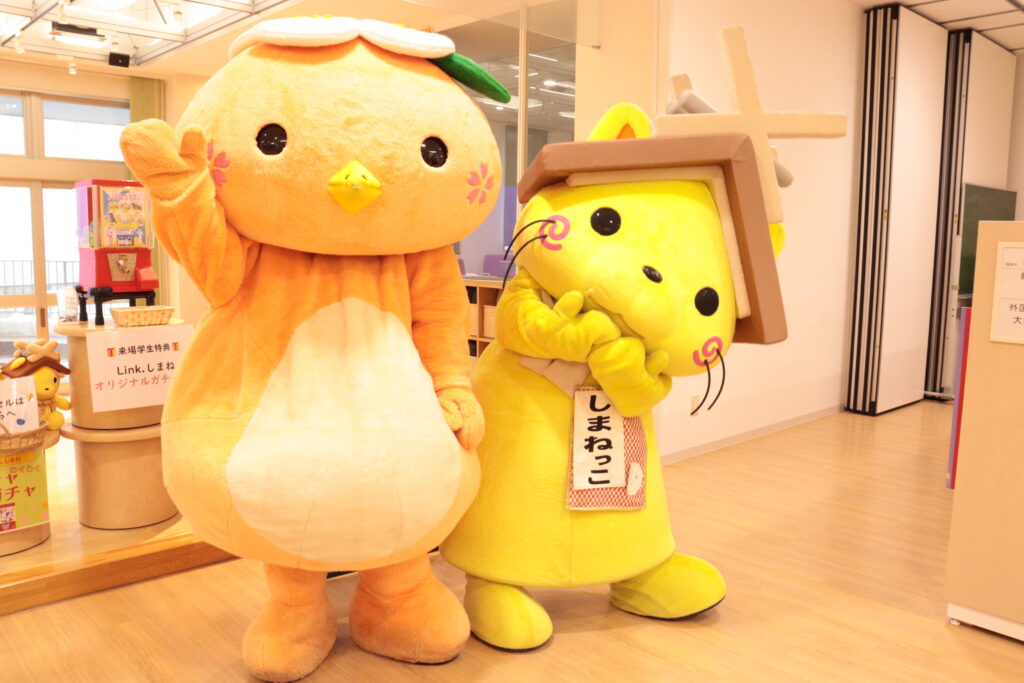 しまねっことミマッパちゃんのコラボレーション