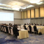 美作県民局管内市町村長との連絡会議会場