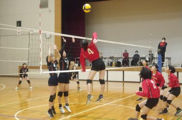 奈義が優勝飾る　田村杯中学生バレー大会最終