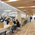 業務を開始した新庁舎