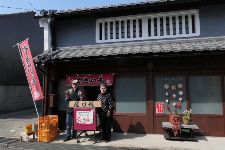 昭和初期の面影を再現した西今町の長乃屋の建物