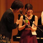 グランプリに輝いた平賀さん=岡山県津山市で