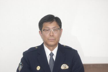 プロフィル・美作警察署長　杉田明生さん