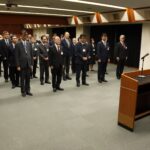 決意を新たに　仕事始め式　「目標達成に向け気持ち一つに」／岡山・津山市