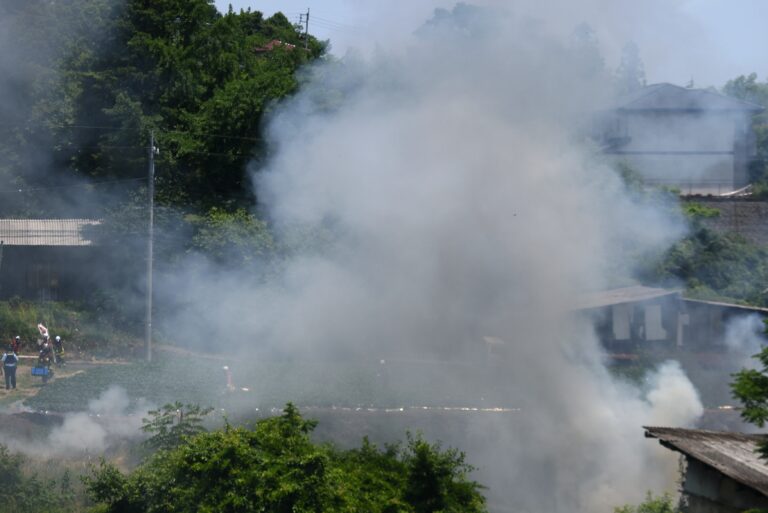 岡山県津山管内で発生した火災