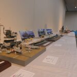 会場に並ぶ精巧な模型の数々