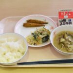 石川県応援メニューの給食