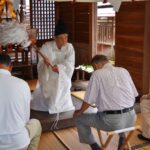 山下の千代稲荷神社で、「夏越祭」