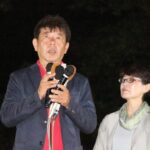 美作市長選、萩原誠司氏（64）＝無所属＝が３選を果たした