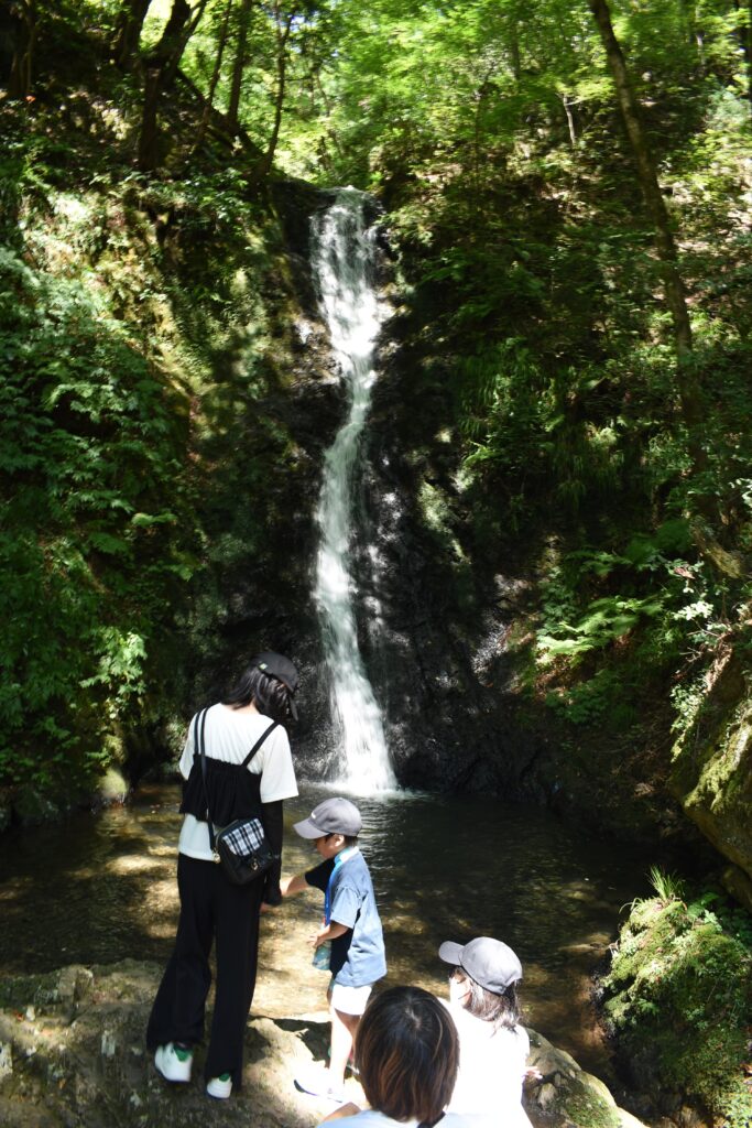 涼感あふれる横野滝