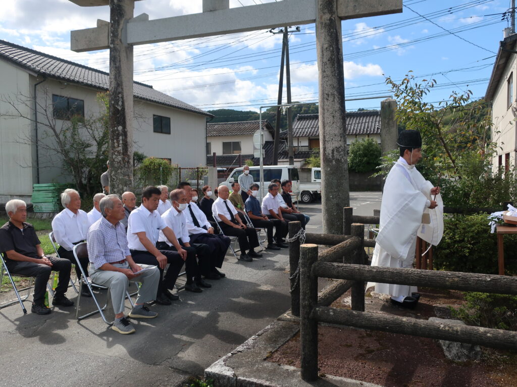 厳かに神事が執り行われた戦没者慰霊祭