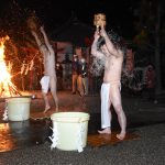 妙勝寺（西寺町）で年越し水行