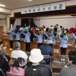 楽しい演奏を披露した津山東中吹奏楽部