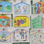 津山地域の小学校４年生による環境絵馬作品