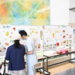 栄養コーナーの展示