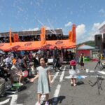 イベントを楽しむ子どもら=岡山県津山市で