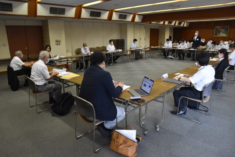 津山市新型コロナウイルス感染症対策本部の第１回感染防止対策部会