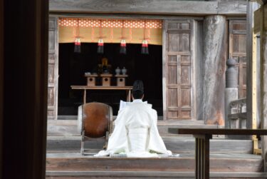 中山神社で新型コロナウイルス早期終息を祈る祭典執り行われる／岡山・津山市