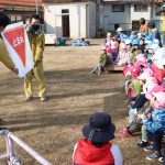 奈義保育園で交通安全教室