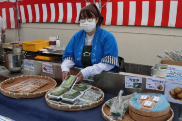 「旬菓匠くらや」の弥生の里まつり　出来立ての和菓子と実演販売も　5日まで開催／岡山・津山市