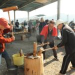 もちつきのパフォーマンス