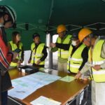 高倉公民館に設置された対策本部