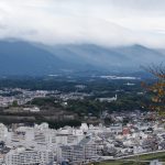 那岐連山に笠雲の一種、「風まくら」