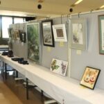 来場者の目を楽しませた「老人作品展」会場