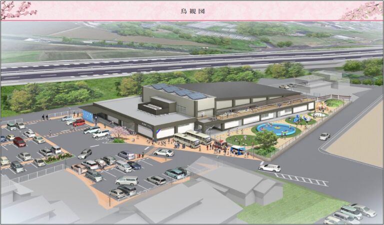 「久米総合文化運動公園市民プール」の完成予想図=岡山県津山市で