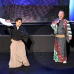 宗家・身志さんと2代目・一樹さん親子のステージ