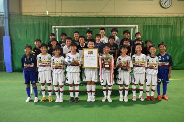 ６年ぶり県Vで全国へ　フットサルU-12「Jフィールド津山FC」　運動性と技術力で強豪下す／岡山・津山市