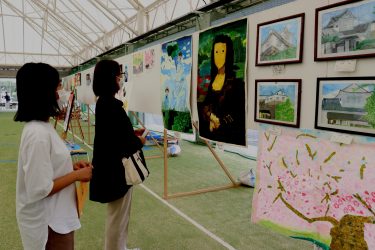 第24回美作地区中学校文化連盟作品展、鏡野ドームで開催
